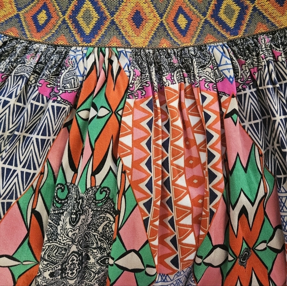 Flying Tomato Are We There Yet Woven Midi Skirt Women M - Picture 3 of 3